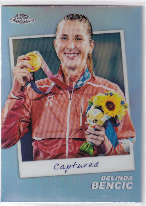2024 Topps Chrome Captured #CTD-BB Belinda Bencic