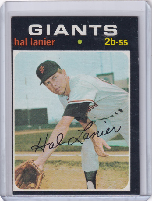 1971 Topps Baseball #181 Hal Lanier - San Francisco Giants