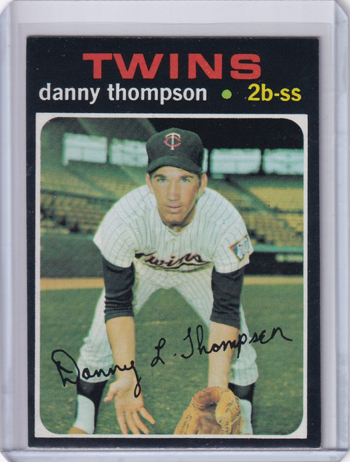 1971 Topps Baseball #127 Danny Thompson - Minnesota Twins RC