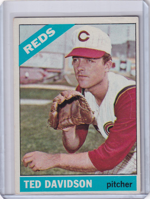 1966 Topps Baseball #89 Ted Davidson - Cincinnati Reds