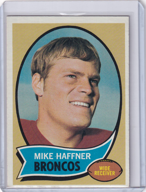 1970 Topps Football #14 Mike Haffner RC - Denver Broncos