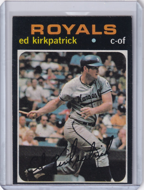 1971 Topps Baseball #299 Ed Kirkpatrick - Kansas City Royals