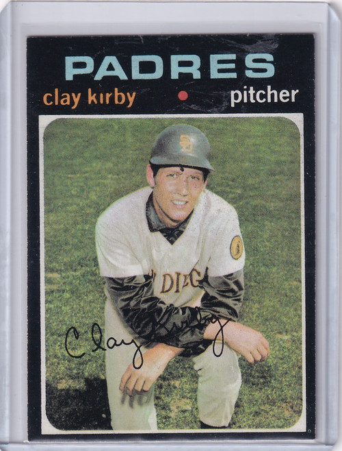 1971 Topps Baseball #333 Clay Kirby - San Diego Padres