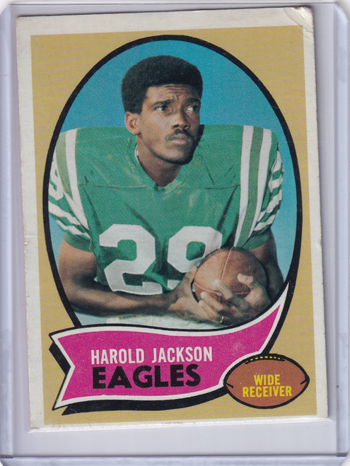 1970 Topps Football #72 Harold Jackson RC - Philadelphia Eagles