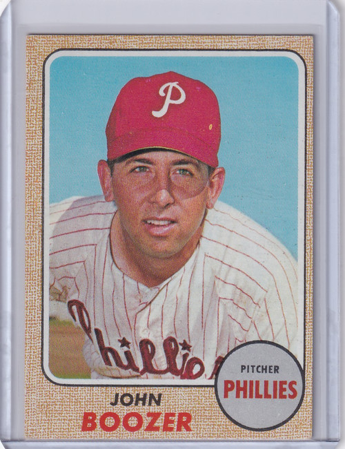 1968 Topps Baseball #173 John Boozer - Philadelphia Phillies