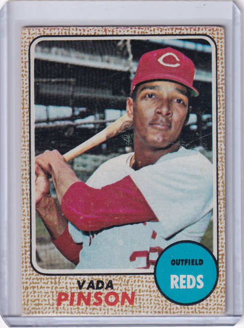 1968 Topps Baseball #90 Vada Pinson - Cincinnati Reds