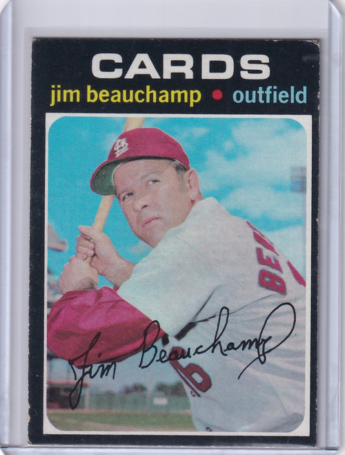 1971 Topps Baseball #322 Jim Beauchamp - St. Louis Cardinals