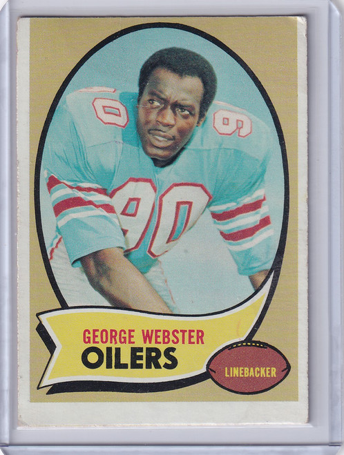 1970 Topps Football #120 George Webster RC - Houston Oilers