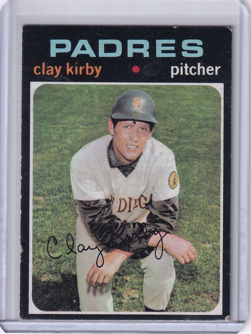 1971 Topps Baseball #333 Clay Kirby - San Diego Padres