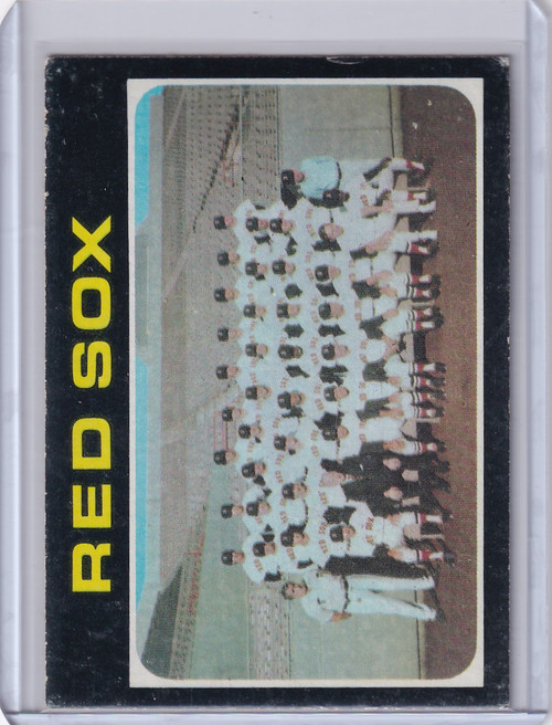 1971 Topps Baseball #386 Boston Red Sox Team