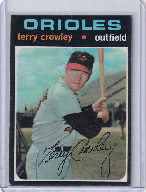 1971 Topps Baseball #453 Terry Crowley - Baltimore Orioles
