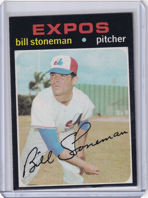 1971 Topps Baseball #266 Bill Stoneman - Montreal Expos