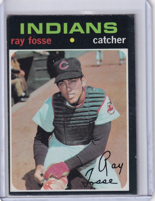 1971 Topps Baseball #125 Ray Fosse - Cleveland Indians