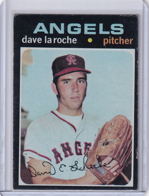 1971 Topps Baseball #174 Dave LaRoche - California Angels RC