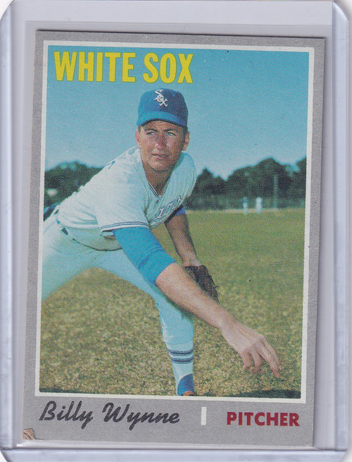 1970 Topps Baseball #618 Billy Wynne - Chicago White Sox RC