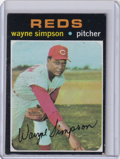 1971 Topps Baseball #339 Wayne Simpson - Cincinnati Reds