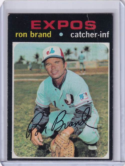 1971 Topps Baseball #304 Ron Brand - Montreal Expos