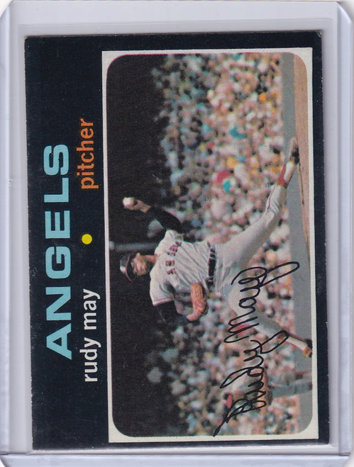 1971 Topps Baseball #318 Rudy May - California Angels