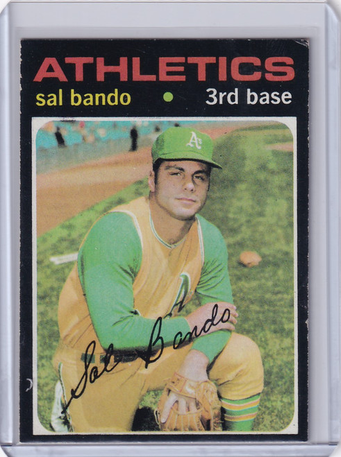 1971 Topps Baseball #285 Sal Bando - Oakland Athletics