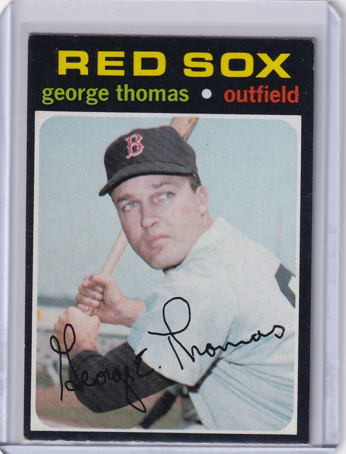 1971 Topps Baseball #678 George Thomas - Boston Red Sox