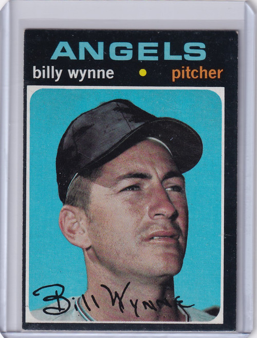 1971 Topps Baseball #718 Billy Wynne - California Angels