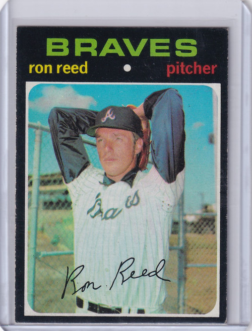 1971 Topps Baseball #359 Ron Reed - Atlanta Braves