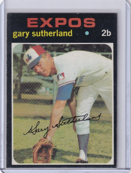 1971 Topps Baseball #434 Gary Sutherland - Montreal Expos