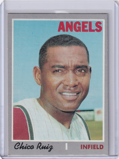 1970 Topps Baseball #606 Chico Ruiz - California Angels