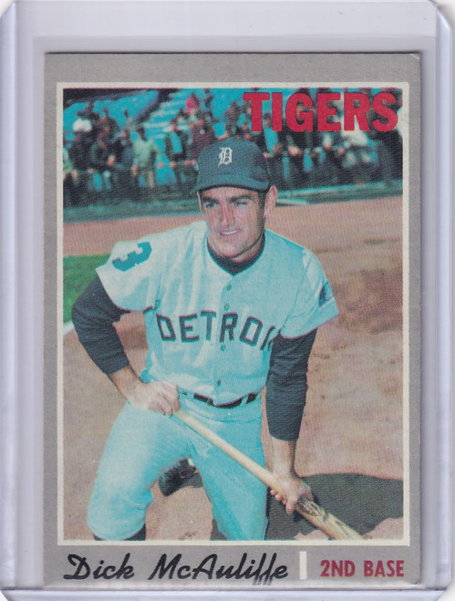 1970 Topps Baseball #475 Dick McAuliffe - Detroit Tigers
