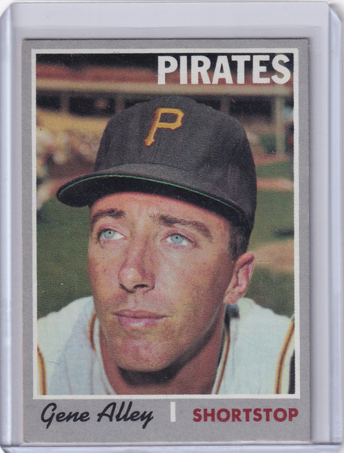 1970 Topps Baseball #566 Gene Alley - Pittsburgh Pirates