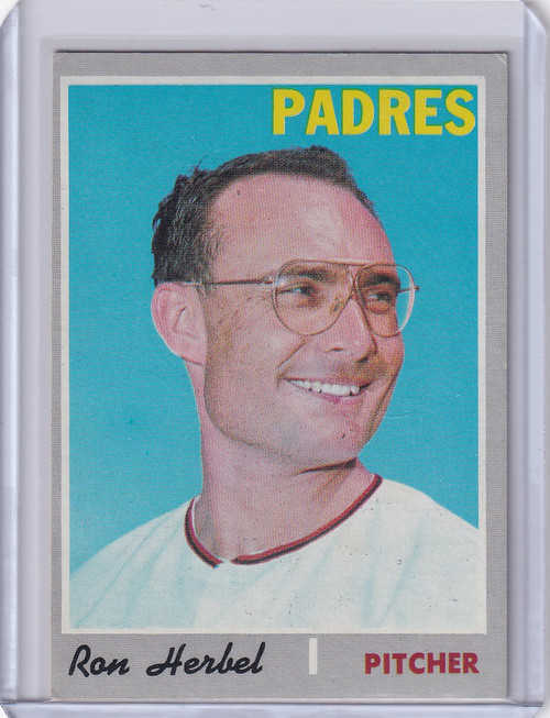 1970 Topps Baseball #526 Ron Herbel - San Diego Padres