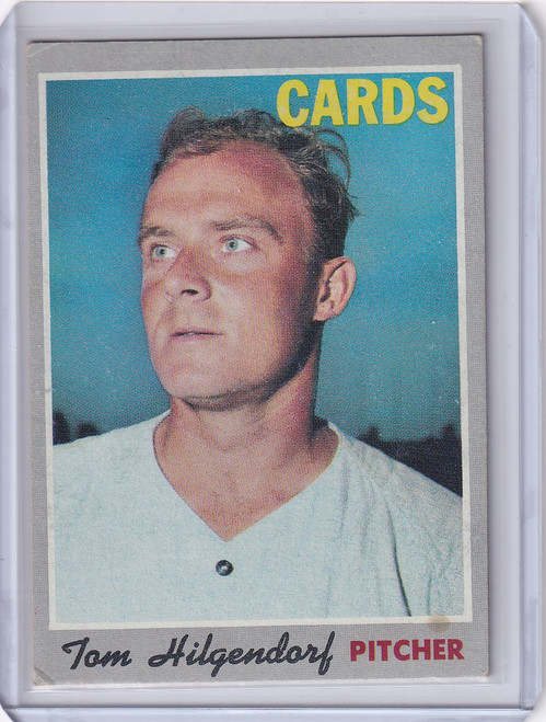1970 Topps Baseball #482 Tom Hilgendorf - St. Louis Cardinals RC