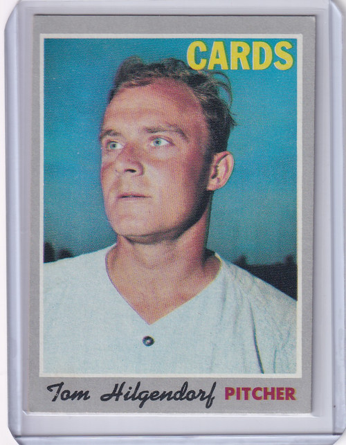 1970 Topps Baseball #482 Tom Hilgendorf - St. Louis Cardinals RC