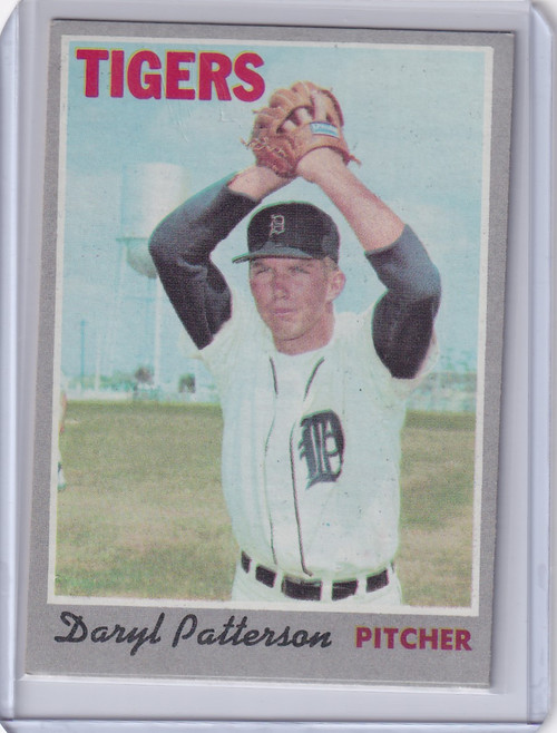 1970 Topps Baseball #592 Daryl Patterson - Detroit Tigers