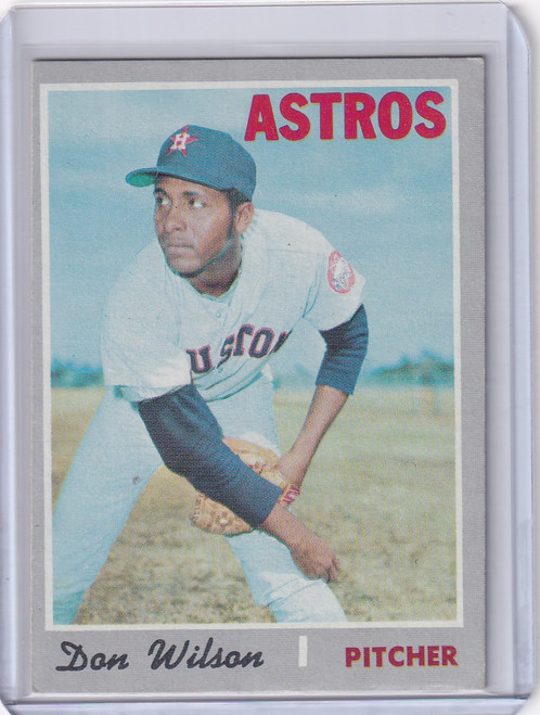 1970 Topps Baseball #515 Don Wilson - Houston Astros