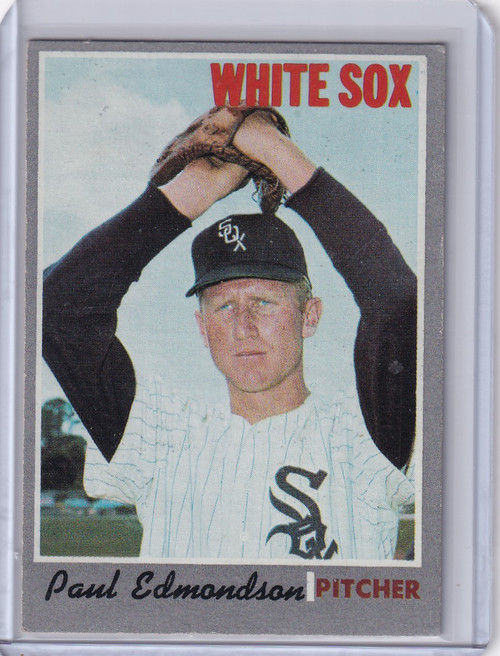 1970 Topps Baseball #414 Paul Edmondson - Chicago White Sox RC