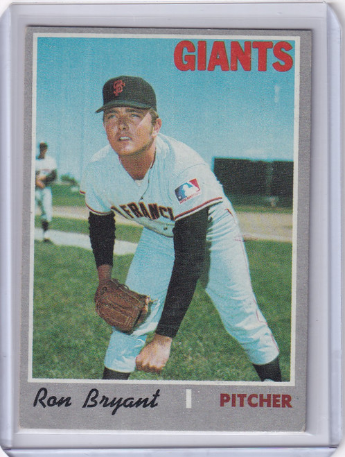 1970 Topps Baseball #433 Ron Bryant RC - San Francisco Giants