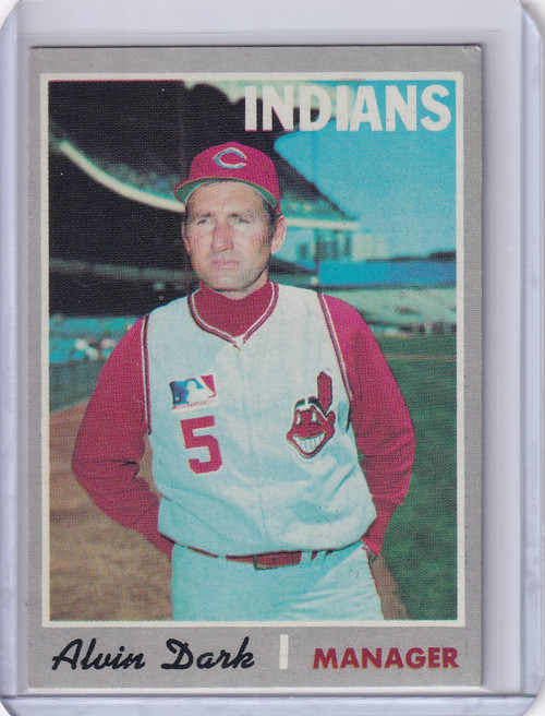 1970 Topps Baseball #524 Alvin Dark - Cleveland Indians