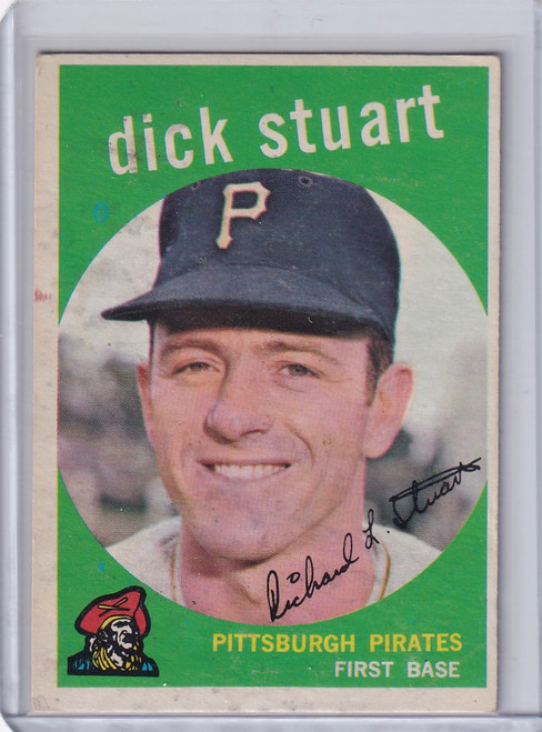 1959 Topps Baseball #357 Dick Stuart - Pittsburgh Pirates RC