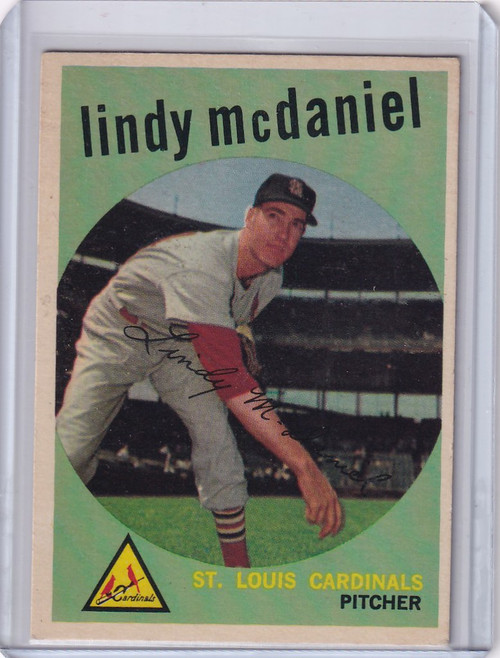 1959 Topps Baseball #479 Lindy McDaniel - St. Louis Cardinals