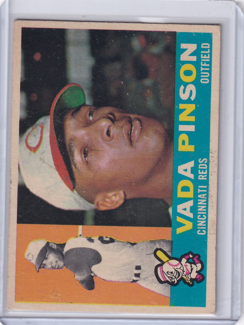 1960 Topps #176 Vada Pinson - Cincinnati Reds