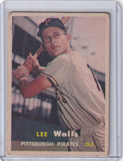 1957 Topps Baseball #52 Lee Walls - Pittsburgh Pirates