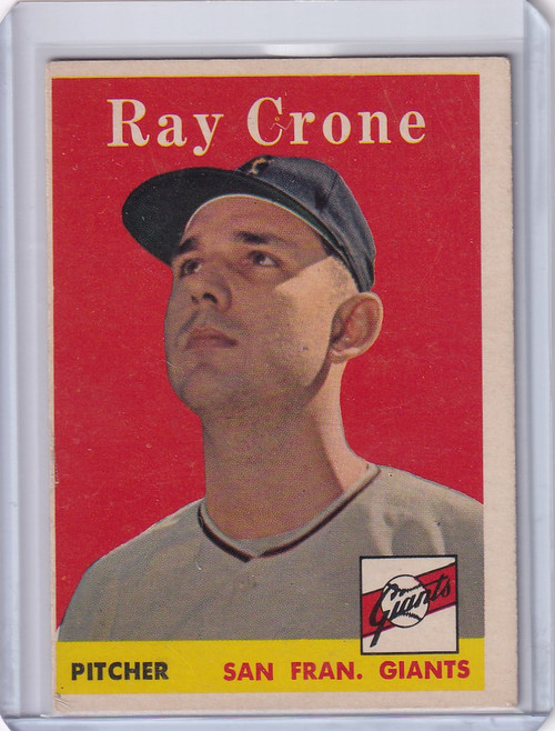 1958 Topps #272 Ray Crone - San Francisco Giants