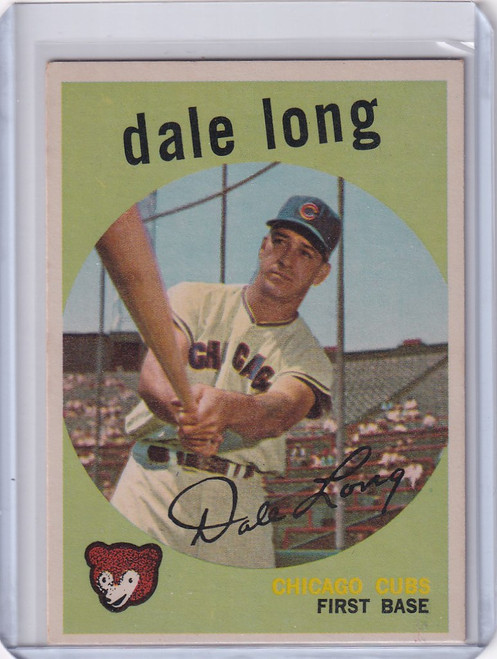 1959 Topps Baseball #414 Dale Long - Chicago Cubs
