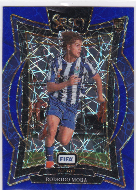 2024-25 Panini Select FIFA #50 Rodrigo Mora Tereance RC Blue Lazer