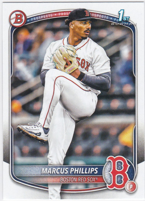 2025 Bowman Draft #BD-54 Marcus Phillips 1st Bowman Boston Red Sox