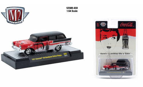 M2 Machines Coca-Cola Release A59 1957 Chevrolet 150 Handyman Station