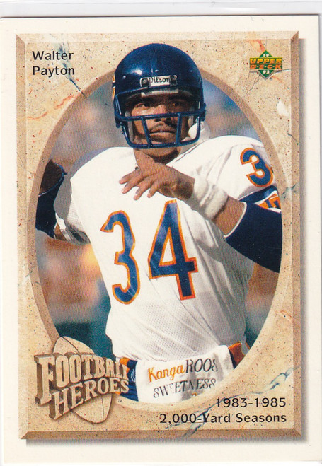 1992 UPPER DECK #23 WALTER PAYTON- CHICAGO BEARS