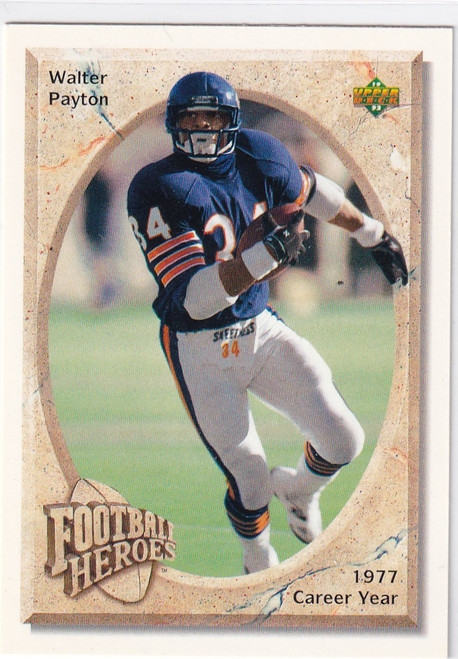 1992 UPPER DECK #21 WALTER PAYTON- CHICAGO BEARS