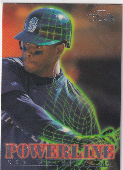 1996 FLEER #4 KEN GRIFFEY JR POWERLINE- SEATTLE MARINERS